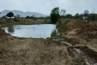 Pond broken for stop dam