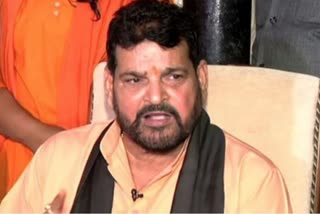 brijbhushan sharan singh, Wrestlers protest