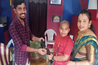 Hair Donate for Cancer Sufferers ETV BHARAT