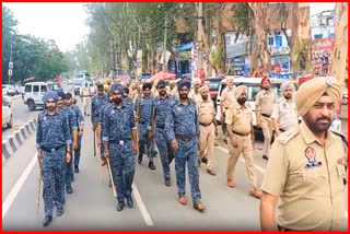 flag march in Fatehgarh Sahib