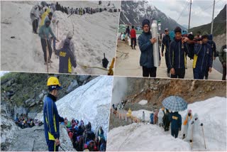 Uttarakhand SDRF Jawan Helping Pilgrims