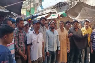 Traders protest in Haridwar