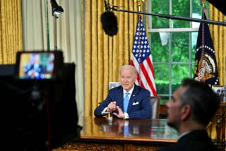 In his first Oval Office address, Biden boasts of debt-ceiling win