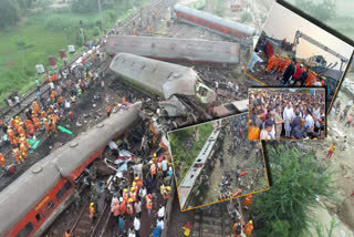 SOME GLIMPSES OF COROMANDEL EXPRESS ACCIDENT IN ODISHA BALASORE DISTRICT