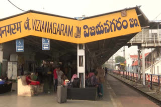 trains cancelled from vizianagaram