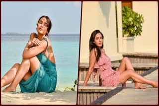 Jasmin Bhasin Maldives Vacation Photos