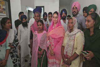 Member of Parliament Harsimrat Kaur Badal visited Mansa