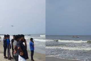 boys missing  kozhikode beach  two boys missing in kozhikode beach  കോഴിക്കോട്  രണ്ട് കുട്ടികളെ കാണാതായി  ഒളവണ്ണ