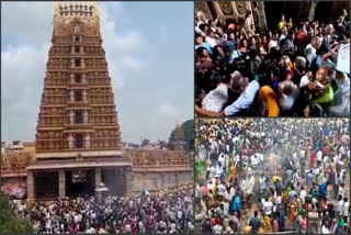 Heavy rush in Nanjangud temple