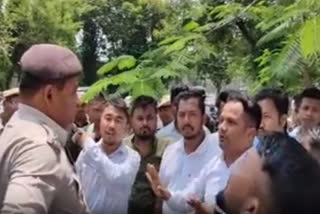 AASU clash with police in Dibrugarh