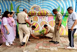 tree plantation drive in greater kailash