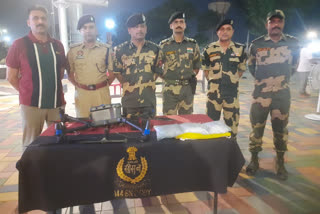 BSF fired at the Pakistani drone on the border at Amritsar