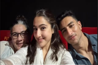 'Zara Hatke Zara Bachke': Sara Ali Khan watches her recent release 'sahparivaar'