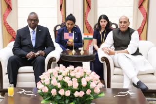 US Defense Minister Lloyd Austin meets Rajnath