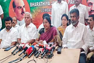 Coimbatore MLA Vanathi Srinivasan said BJP does not want to save anyone in Odisha Coromandel Express train accident issue