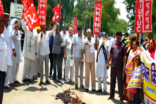 Protest in Bhiwani