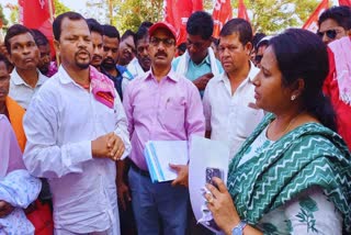 Adivasi Mahasabha protest