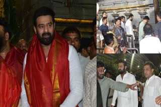 adipurush hero prabhas seeks blessings from tirumala venkateswara swamy ahead of adipurush pre release event