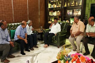 Visit of various leaders to DCM residence and discussion