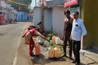 supply of dirty water in Chirmiri Corporation