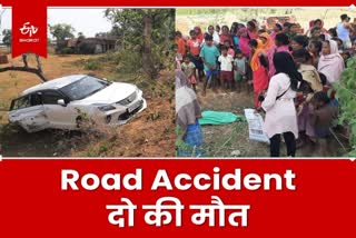 Road accident in Dumka two died due to truck collision