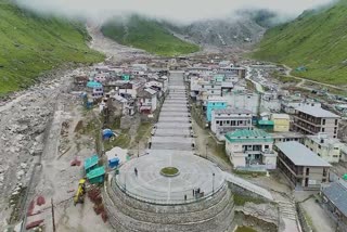 Reconstruction work in Kedarnath