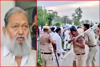 home minister anil vij on Farmers Protest