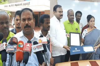 மஞ்சப்பை விருதில் தமிழகத்தில் முதலிடம் பெற்ற தனியார் பாலிடெக்னிக் கல்லூரி