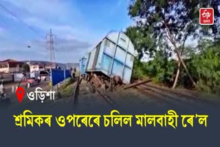 Goods train derailed