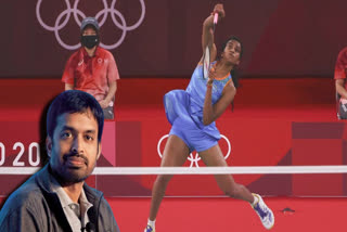 Gopichand on PV Sindhu ETV BHARAT