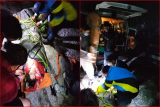Manali Police rescues injured Russian woman going to Khoh Waterfall.