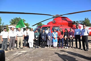 Toppers do helicopter ride on June ten in raipur