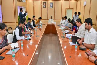 CM Siddaramaiah held a meeting with senior officials