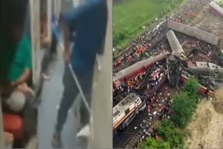Video capturing moment of crash inside Odisha train surfaces