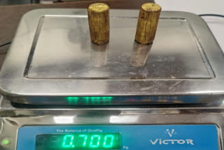 GOLD WORTH RUPEES 43 LAKH RECOVERED FROM TWO WOMEN PASSENGERS AT JAIPUR AIRPORT