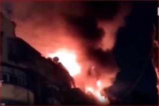 Massive Fire Broke Out In Jhaveri