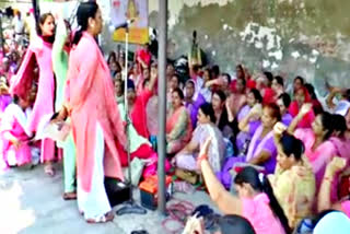 Asha Workers Protest in Ambala