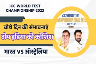 WTC Final India vs Australia Fourth Day Plan