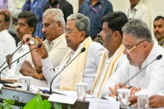 District level officers meeting with Siddaramaiah