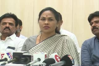 Etv Bharatshobha-karandlaje-reaction-on-free-bus-scheme-for-womens