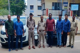 Etv Bharatcrime-5-accused-arrested-by-kuvempunagar-police-for-theft-in-lawyer-house