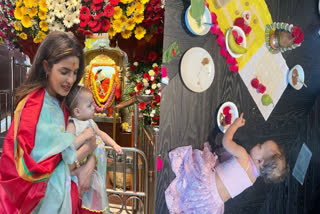 Priyanka Chopra drops pic of daughter Malti Marie in lehenga from puja at home