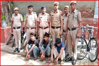 bike thief gang caught in bhiwani