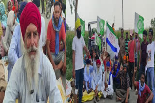 Farmer leaders took to the streets of Kapurthala regarding the construction of Delhi Katra Expressway