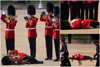 british Soldier Faint