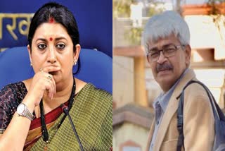 vinod verma targets smriti irani