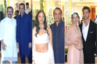 Madhu Mantena-Ira Trivedi wedding: Aamir Khan poses with groom, Hrithik Roshan shows up with GF Saba Azad