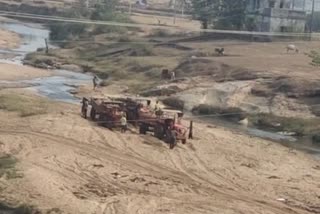 sand mining in Jamtara