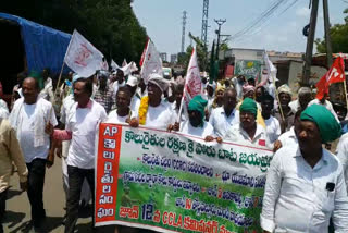 Tenant farmers protest
