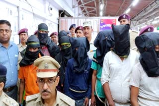 पटना रेल पुलिस ने 8 चोर को किया गिरफ्तार